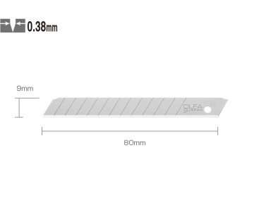 Ostrza OLFA ASB-10 9 mm, 10 szt 2