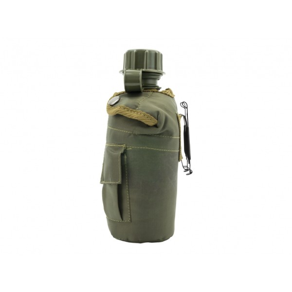 Manierka w pokrowcu MFH 1L - Oliwkowa