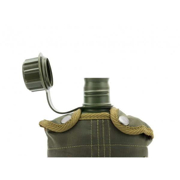 Manierka w pokrowcu MFH 1L - Oliwkowa