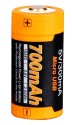 Akumulator RCR123 z microUSB FENIX ARB-L16UP 16340 700mAh