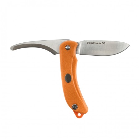 Nóż Eka SwedBlade G6 Pomarańczowy - Stal Nierdzewna Sandvik 12C27