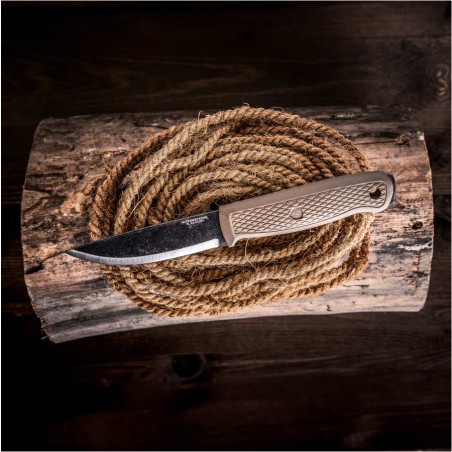 Nóż bushcraft Condor Terrasaur Full Tang​ Pustynny - Stal Węglowa 1095