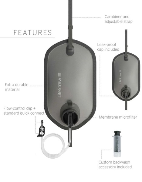 Filtr do wody grawitacyjny LifeStraw Peak...