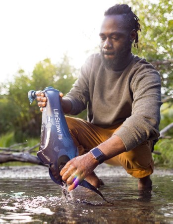Filtr do wody grawitacyjny LifeStraw Peak Gravity Bag 3L - Niebieski