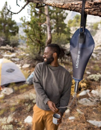 Filtr do wody grawitacyjny LifeStraw Peak Gravity Bag 3L - Niebieski