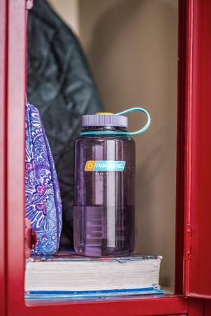 Butelka tritanowa na wodę Nalgene Wide Mouth Sustain 1L - Aubergine