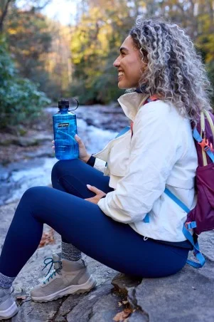 Butelka tritanowa na wodę Nalgene Narrow Mouth Sustain 1l - Slate