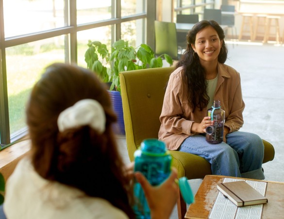 Butelka tritanowa na wodę Nalgene Narrow Mouth Sustain  1L - Aubergine