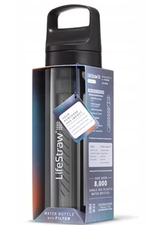 Butelka na wodę z filtrem LifeStraw Go 2.0 1L Black - Czarna