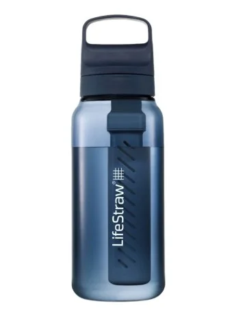 Butelka na wodę z filtrem LifeStraw Go 2.0 1L Aegean Sea - Niebieska