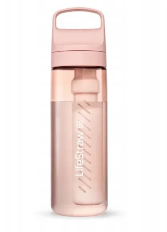 Butelka na wodę z filtrem LifeStraw Go 2.0 0.65L Cherry Blossom Pink - Różowa
