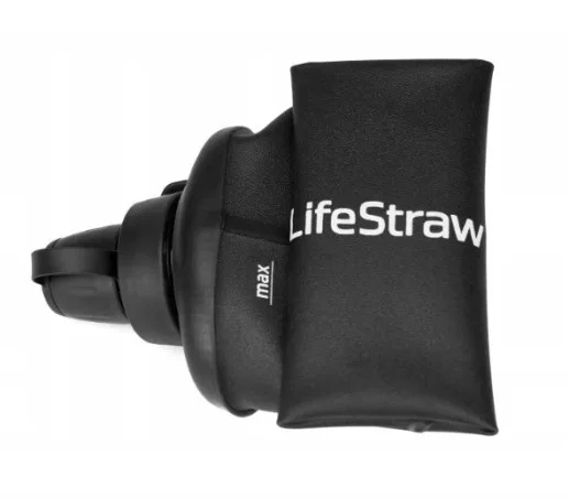 Butelka na wodę z filtrem miękka LifeStraw Peak Squeeze Bottle 1L Dark Gray - Szara