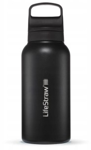 Butelka na wodę z filtrem LifeStraw Go 2.0 Steel Black 1L...