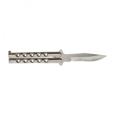 Nóż składany motylkowy Joker Ninja N101-C - Stal nierdzewna 420
