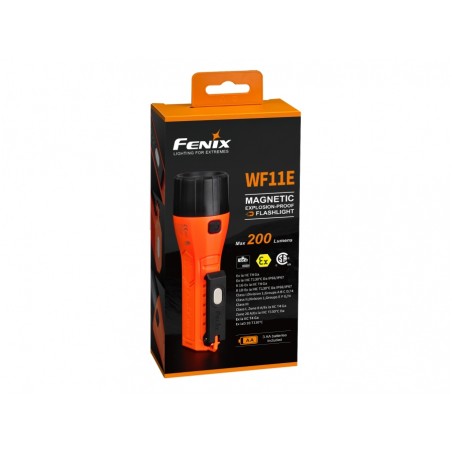 Latarka strażacka iskrobezpieczna LED Fenix WF11E - 200lm 185m