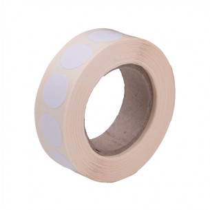 Zaklejki do tarcz Rabarbar Rolka Białe 16 mm 1000 szt. 2