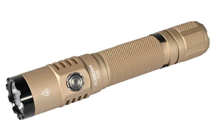 Latarka taktyczna diodowa ACEBEAM T35 Światło Białe 6500K Piaskowa - 1900lm 380m