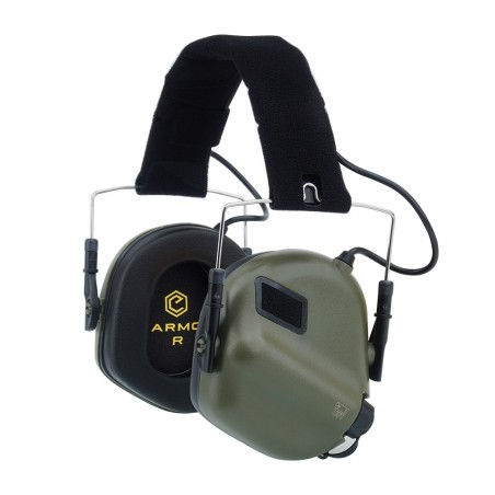 Aktywne ochronniki słuchu do hełmów EARMOR M31 - Czarny