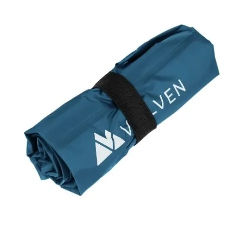 Materac turystyczny z poduszką VOLVEN AIR COMFORT PLUS - Niebieski
