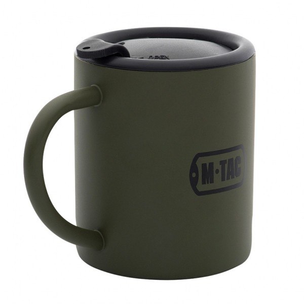Kubek termiczny M-TAC 280 ml z pokrywką, Olive