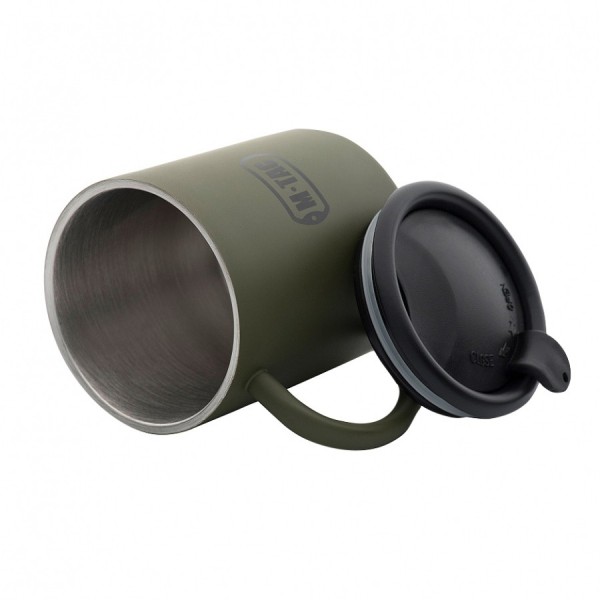 Kubek termiczny M-TAC 280 ml z pokrywką, Olive