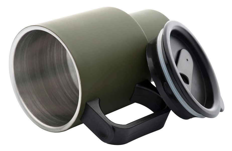 M-TAC kubek termiczny 450 ml z pokrywą Olive