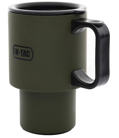 M-TAC kubek termiczny 450 ml z pokrywą Olive