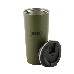 Kubek termiczny z zaworem M-TAC 450ml - Olive 2