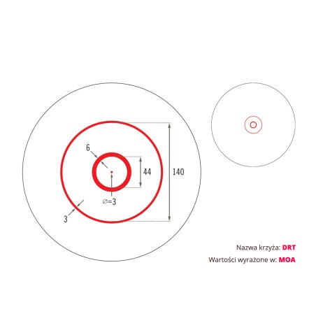 Celownik pryzmatyczny kolimator Vortex Spitfire AR 1x Prism Scope