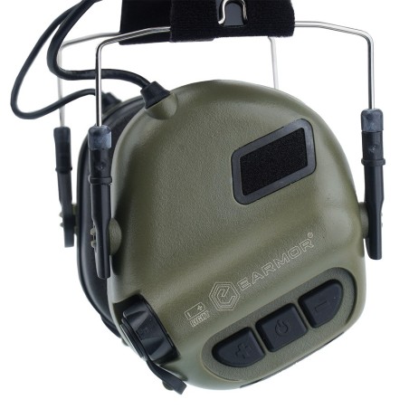 Aktywne ochronniki słuchu EARMOR M31 - Foliage Green
