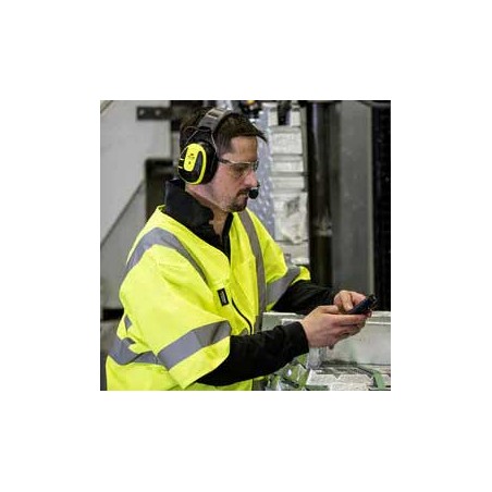 Ochronniki słuchu Peltor 3M WS Alert X Aktywne z Bluetooth - Żółte