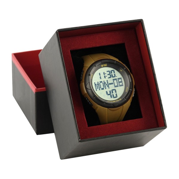 Zegarek taktyczny z krokomierzem M-TAC - Coyote