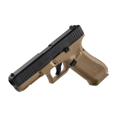 Pistolet na kule gumowe Glock Gen 5 T4E .43 CO2 Blow-back Coyote