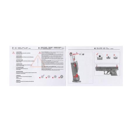 Pistolet na kule gumowe Glock Gen 5 T4E .43 CO2 Blow-back Coyote