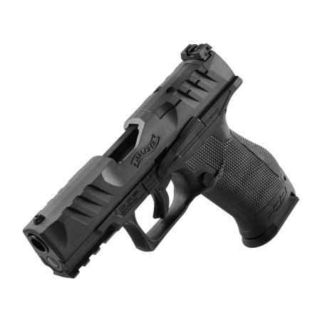 Pistolet na kule gumowe RAM Walther T4E PDP Compact 4" .43 Blow-back Czarny
