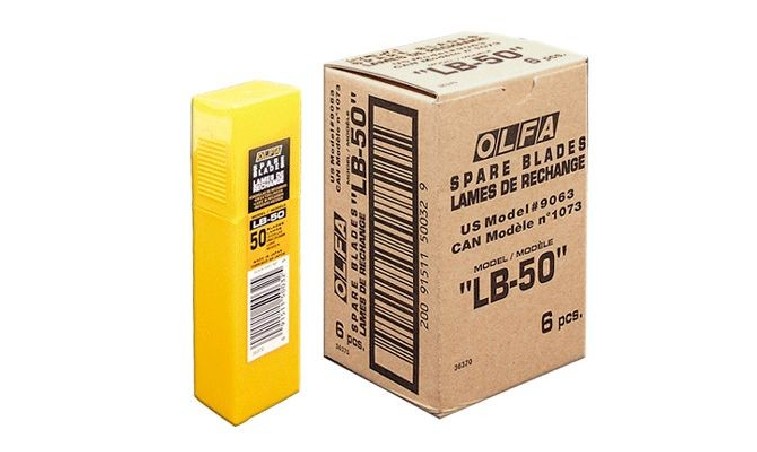 Ostrza segmentowe 18 mm OLFA LB-50, 50 szt
