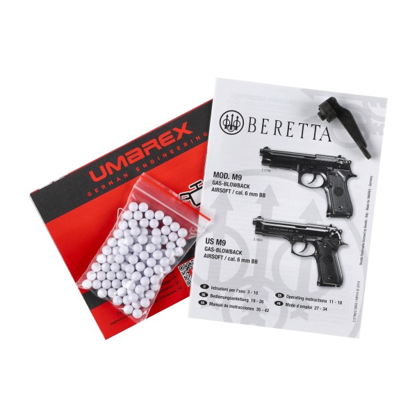 Replika pistolet ASG Beretta M9 Blow-Back 6 mm