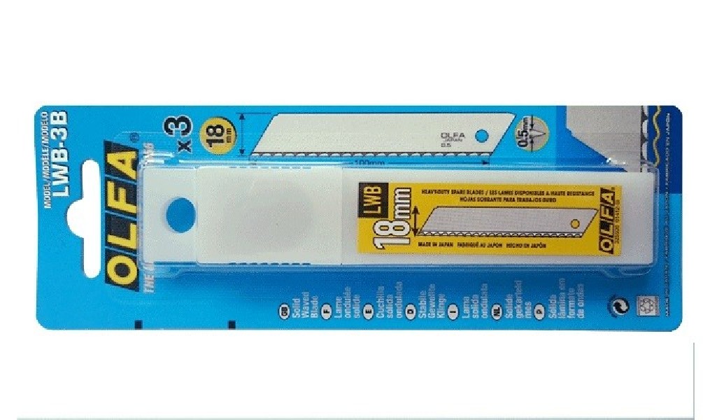 Ostrza do izolacji 18 mm OLFA LWB-3B, 3 szt