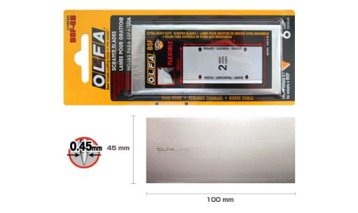 Ostrza OLFA BSF-6B 45 mm do skrobaków BSR i XSR, 6 szt 2