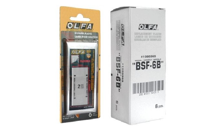 Ostrza OLFA BSF-6B 45 mm do skrobaków BSR i XSR, 6 szt
