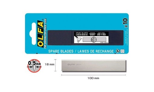 Ostrza OLFA BS-10B do skrobaków, 10 szt 2