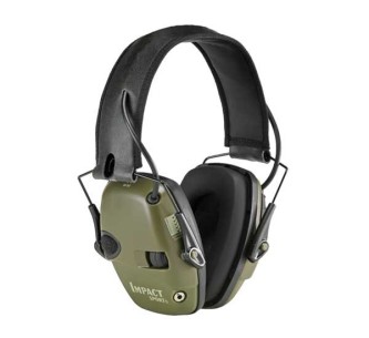 Howard Leight Impact Sport zielone słuchawki aktywne