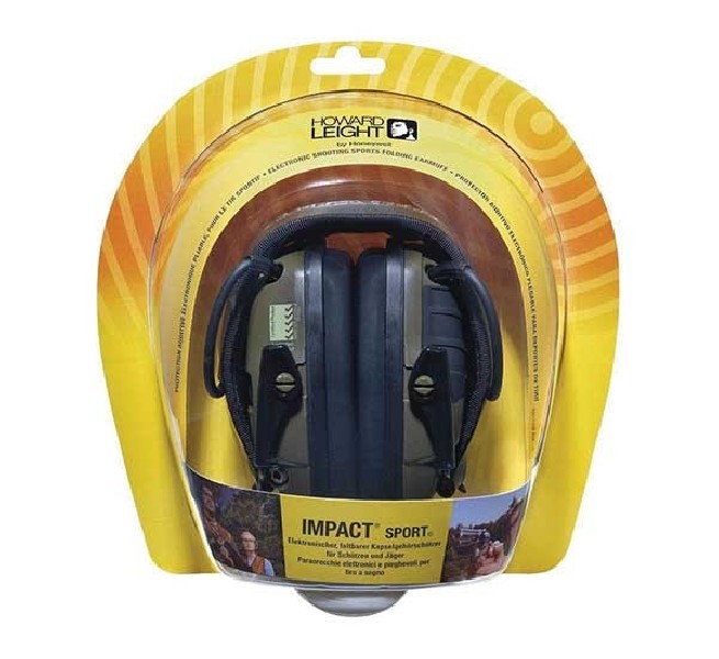 Howard Leight Impact Sport zielone słuchawki aktywne