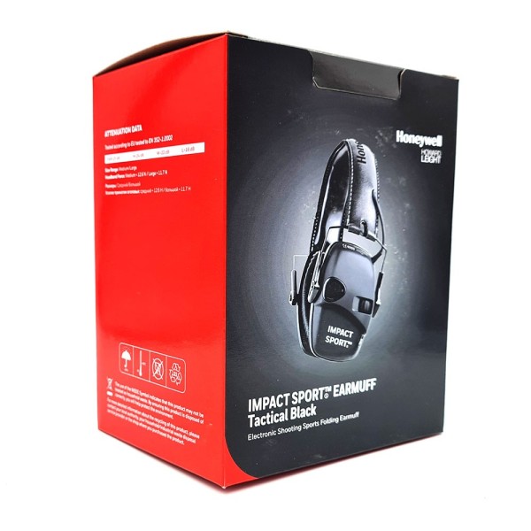 Słuchawki aktywne Howard Leight Impact Sport czarne