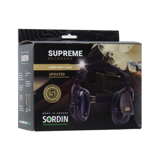 SORDIN Supreme PRO X nakarkowe czarne
