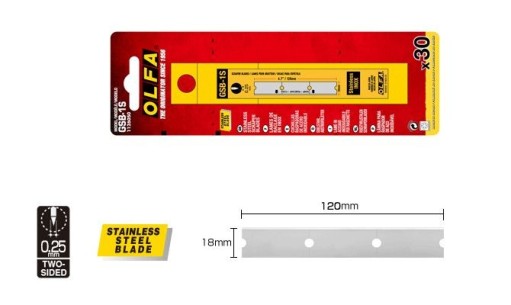 Ostrza do skrobaka OLFA GSB-1S 30 szt 2