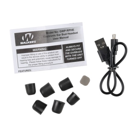 Aktywne ochronniki słuchu douszne Walker's GWP-RPHE - Oliwkowe