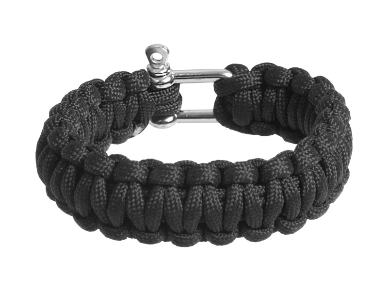 Bransoletka BCB Paracord Czarna