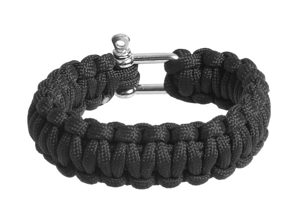 Bransoletka BCB Paracord Czarna