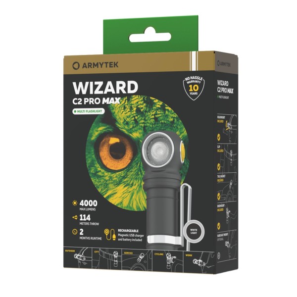 Armytek Wizard C2 Pro Max 4000 lm Czarny